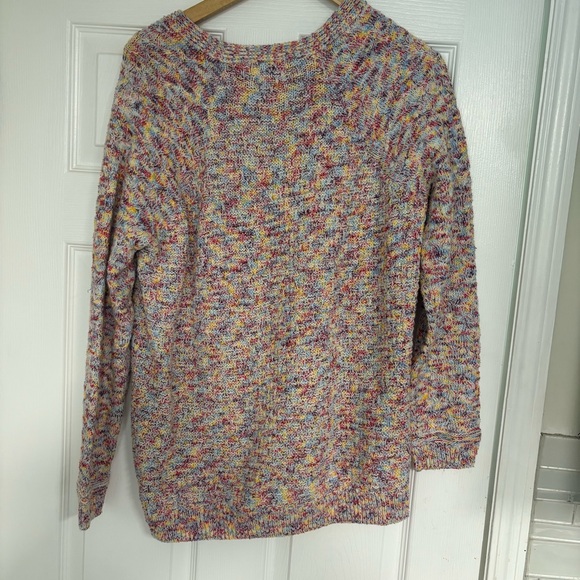 Time And Tru Multi‎ Color Sweater Size XL - Picture 2 of 8